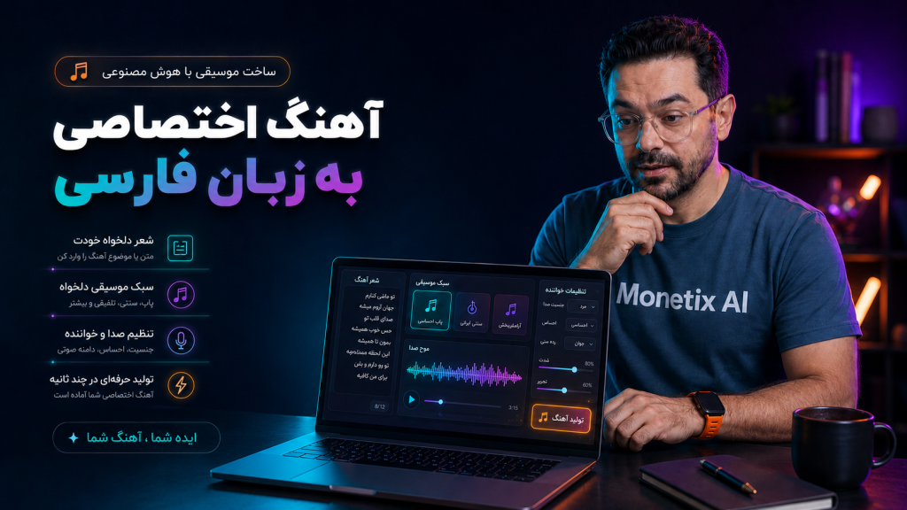 ساخت آهنگ با هوش مصنوعی رایگان؛ آموزش Suno از صفر تا ساخت آهنگ ساخت آهنگ با هوش مصنوعی رایگان؛ آموزش Suno از صفر تا ساخت آهنگ