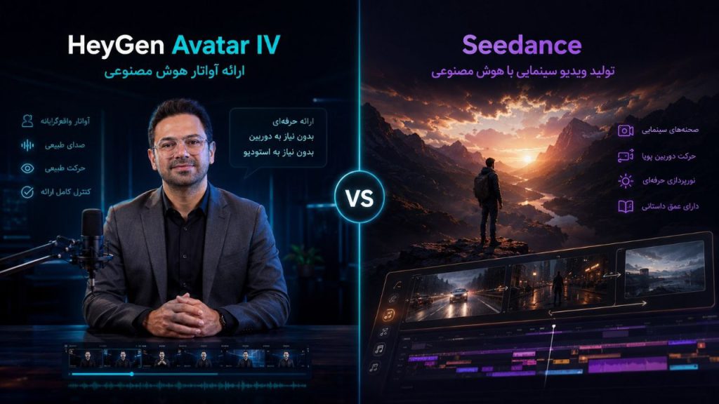HeyGen Avatar 4 و Seedance برای فارسی؛ واقعاً چقدر خوباند؟ HeyGen Avatar 4 و Seedance برای فارسی؛ واقعاً چقدر خوباند