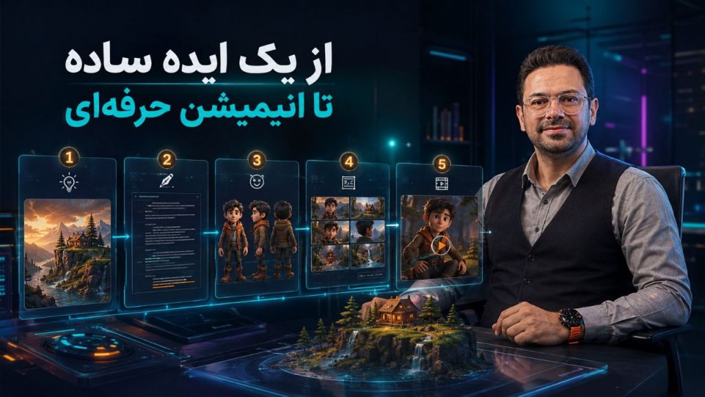ساخت انیمیشن با هوش مصنوعی؛ آموزش Google Flow و Storyboard ساخت انیمیشن با هوش مصنوعی؛ آموزش Google Flow و Storyboard