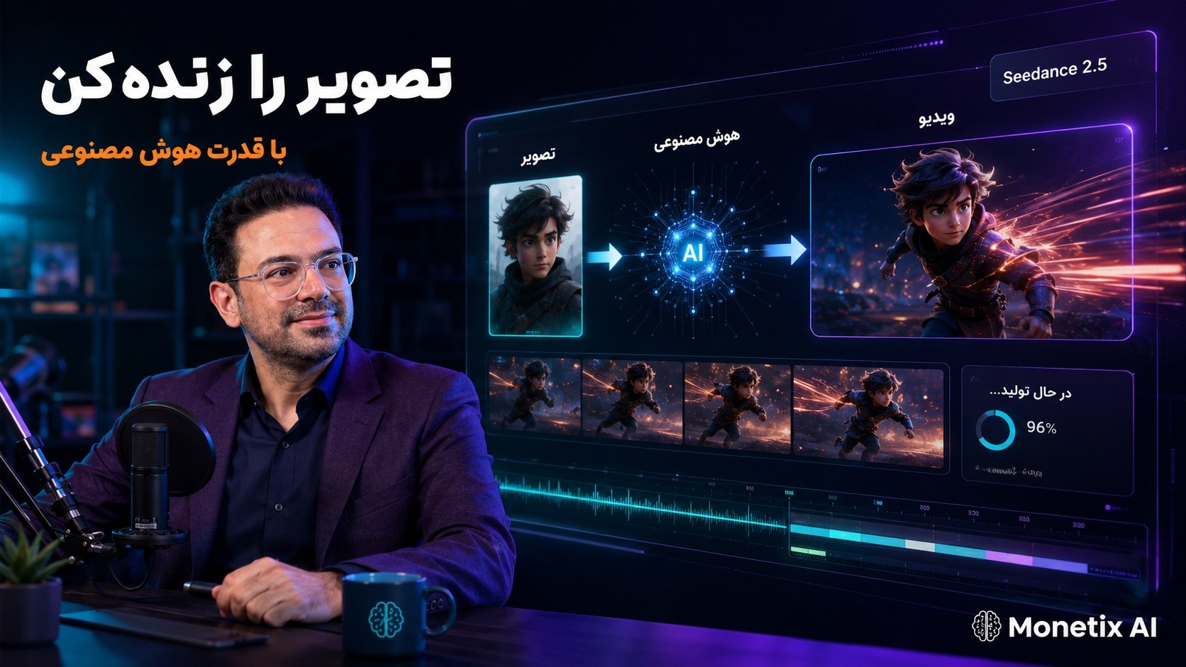 ساخت ویدیو با هوش مصنوعی با Seedance 2.5