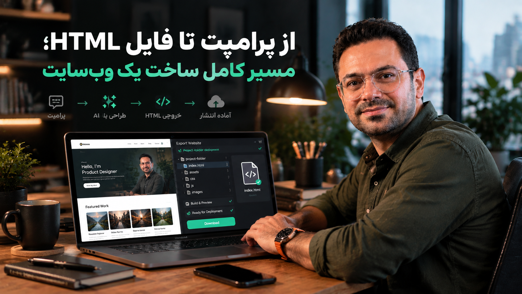 ساخت سایت با Claude: طراحی بدون کدنویسی
