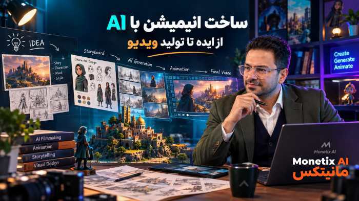 ساخت انیمیشن با هوش مصنوعی فقط این نیست که یه Prompt بنویسی و چند ثانیه ویدیو تحویل بگیری!🎬