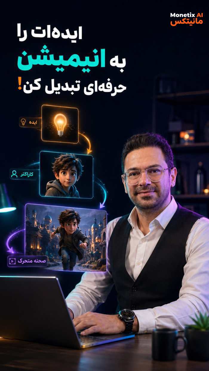 ساخت انیمیشن با هوش مصنوعی دیگه فقط یه ایده فانتزی نیست. 🎬