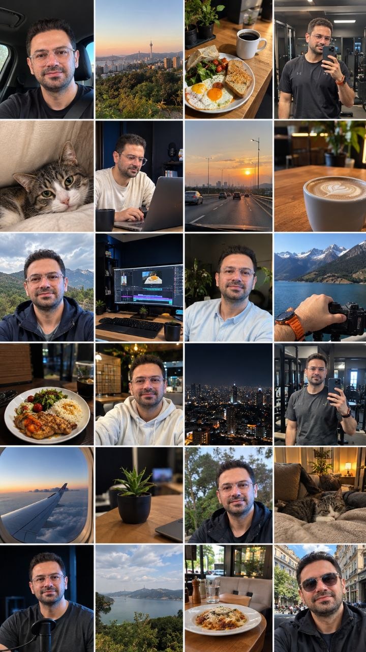 با یه عکس از خودت، یه Camera Roll یک‌روزه و کاملاً واقعی بساز! 📸