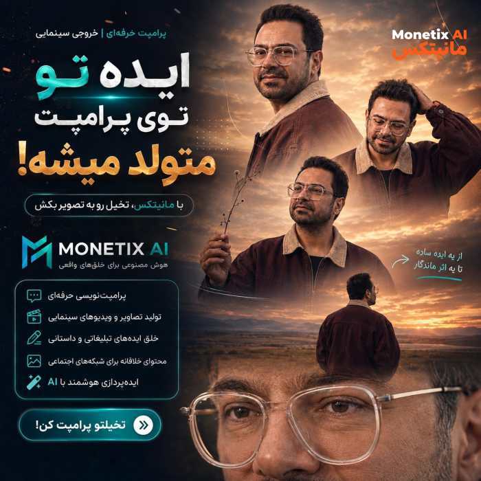 🎬 ساخت استوری‌بورد ۵ قاب سینمایی با یک عکس!🪄